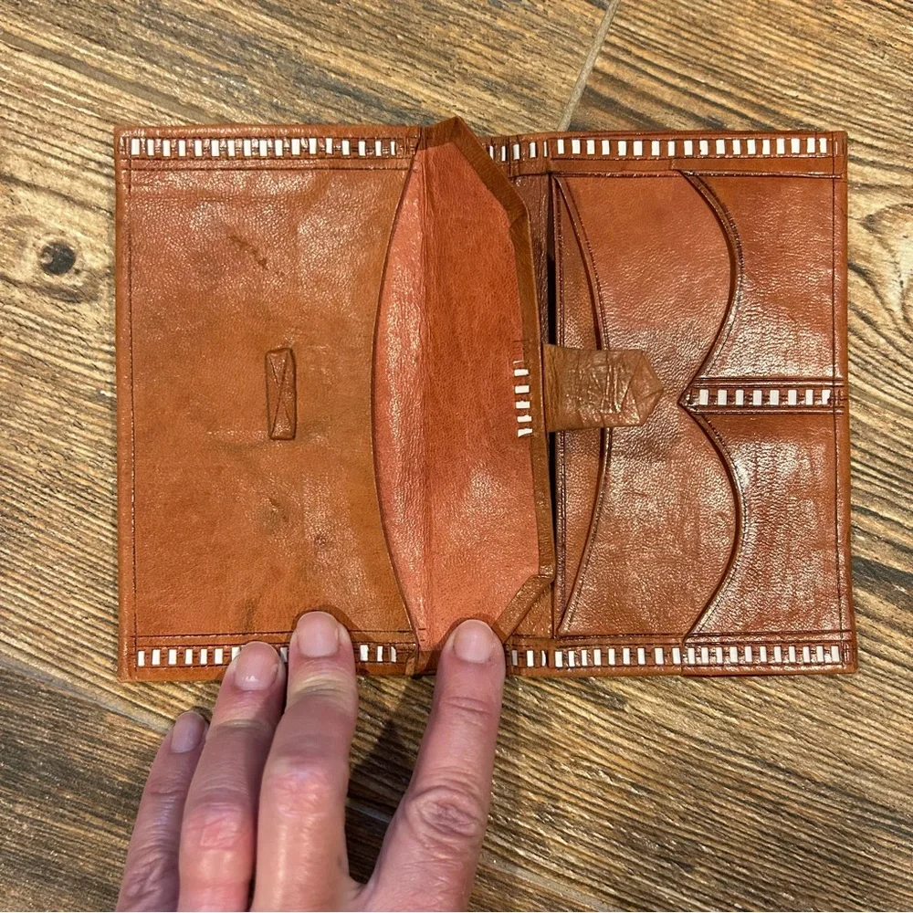 Handmade Genuine Leather Wallet – Made in Morocco